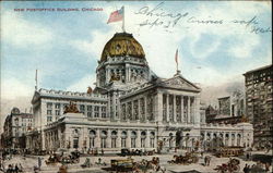 New Post Office Building Chicago, IL Postcard Postcard