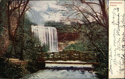 Minnehaha Falls and Walking Bridge Postcard