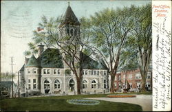 Post Office Taunton, MA Postcard Postcard