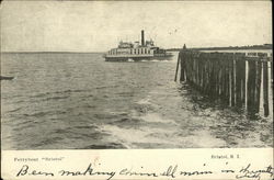 Ferryboat "Bristol" Rhode Island Postcard Postcard