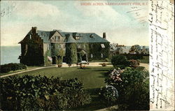 Shore Acres Narragansett Pier, RI Postcard Postcard