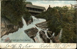 Greetings From Barnet Vermont Postcard Postcard