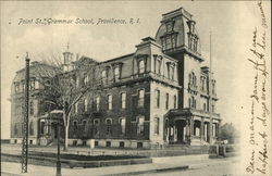 Point Street Grammar School Providence, RI Postcard Postcard