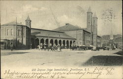 Old Station (Now Demolished) Postcard