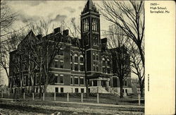 High School Springfield, MO Postcard Postcard