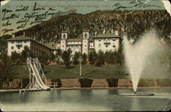 The Colorado and Swimming Pool Postcard