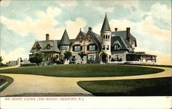 Mr. Henry Clews "The Rocks" Newport, RI Postcard Postcard