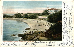 Beach Near Casino Cape Elizabeth, ME Postcard Postcard
