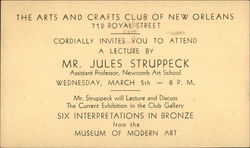 The Arts and Crafts Club of New Orleans Postcard
