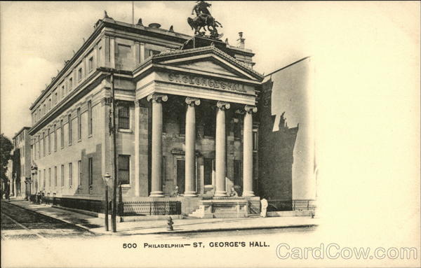 St. George's Hall Philadelphia Pennsylvania