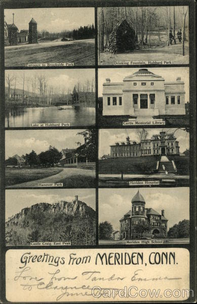 Greetings from Meriden, Conn Connecticut