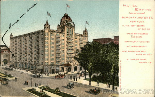 Hetwl Empire, Broadway and 63RD St., New York