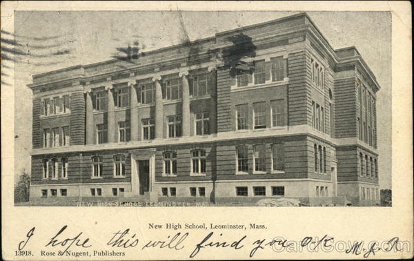 New High School Leominster Massachusetts