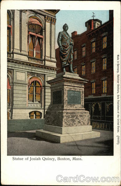 Statue of Josiah Quincy Boston Massachusetts