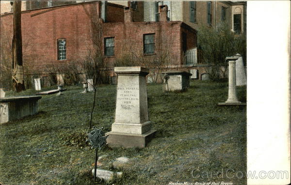 Grave of Paul Revere Boston Massachusetts