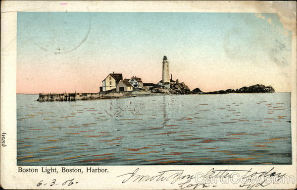 Boston Light, Boston Harbor Massachusetts