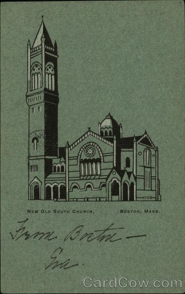 New Old South Church Boston Massachusetts