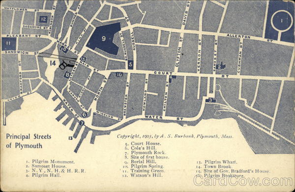 Principal Street of Plymouth Massachusetts