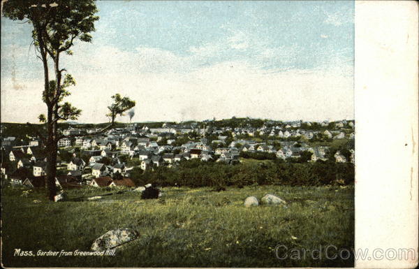 Gardner, Mass., from Greenwood Hill Massachusetts