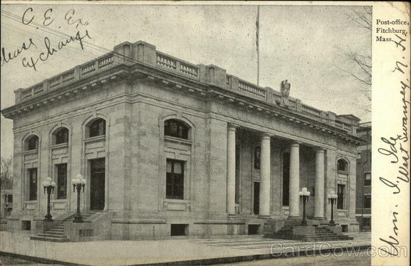 Post Office Fitchburg Massachusetts