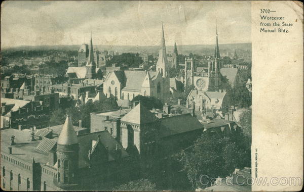 Worcester from the State Mutual Bldg Massachusetts