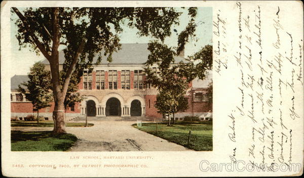 Harvard University - Law School Cambridge Massachusetts