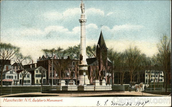 Soldiers Monument Manchester New Hampshire