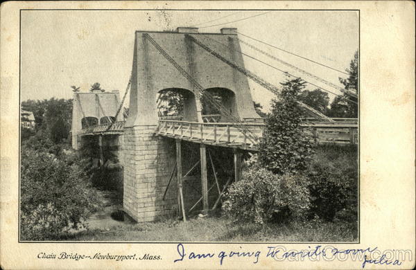 Chain Bridge Newburyport Massachusetts