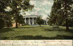 Sutherland - Home of General John P. Gordon Atlanta, GA Postcard Postcard