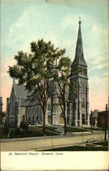 St. Patrick's Church Norwich, CT Postcard Postcard