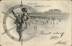 Bathing House, Atlantic City, U.S.A Postcard