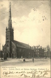 Catholic Church and Bishop's Residence Postcard