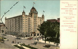 Hetwl Empire, Broadway and 63RD St., New York Postcard
