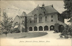 Nevins Memorial Library Postcard