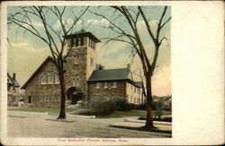 First Methodist Church Melrose, MA Postcard Postcard