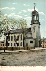 Universalist Church Malden, MA Postcard Postcard