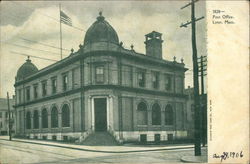 Post Office Lynn, MA Postcard Postcard