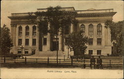 Public Library Lynn, MA Postcard Postcard