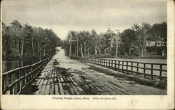 Floating Bridge Lynn, MA Postcard Postcard