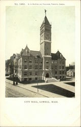 City Hall Lowell, MA Postcard Postcard