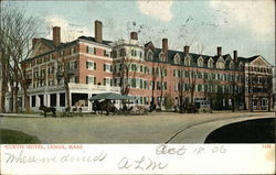Curtis Hotel Lenox, MA Postcard Postcard