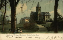 Newton Theological Institution Newton Centre, MA Postcard Postcard