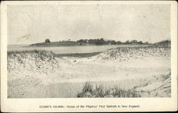 Clark's Island, Scene of the Pilgrims' First Sabbath in New England Postcard