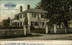 The Ralph Waldo Emerson House Concord, MA Postcard Postcard