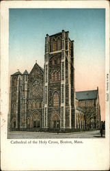 Cathedral of the Holy Cross Boston, MA Postcard Postcard