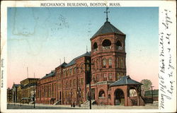 Mechanics Building Boston, MA Postcard Postcard