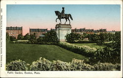 Public Garden Boston, MA Postcard Postcard