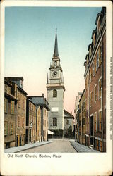 Old North Church Boston, MA Postcard Postcard