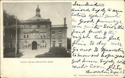 Court House Brockton, MA Postcard Postcard