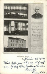 Rocky Hill Meeting House, Built 1785, Elder Morton, Last Pastor Postcard